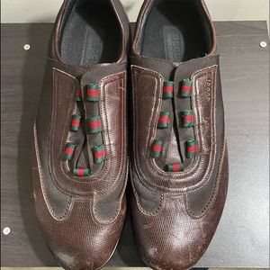 Brown Gucci shoes size 10